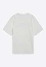 Burberry Logo Print Crewneck T-shirt White 8122389163419/S_BURBE-B7078