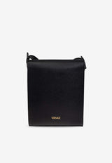 Medusa Biggie Leather Messenger Bag