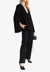  توب تونيك جيسا من الكريب بقَصة عنق U