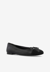 Tory Burch Leather ballet flats Black 166214 0-004