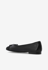 Tory Burch Leather ballet flats Black 166214 0-004