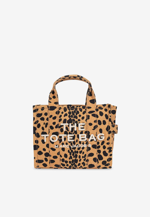 Marc Jacobs Small The Cheetah Canvas Tote Bag Brown 2R4HTT028H03 0-002