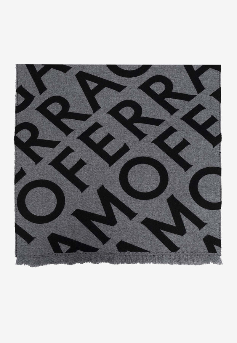 Monogram Wool Scarf
