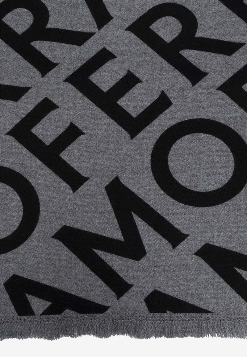 Monogram Wool Scarf