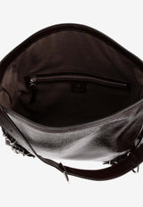 Medium Voyou Patent Leather Shoulder Bag