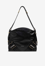 Medium Voyou Leather Shoulder Bag