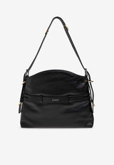 Medium Voyou Leather Shoulder Bag