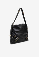 Medium Voyou Leather Shoulder Bag