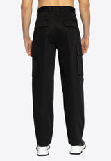 Logo Embroidered Cargo Pants