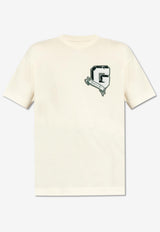 Givenchy College Logo T-shirt Cream BM71M G3YPD-272