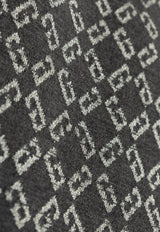 Monogram Jacquard Wool-Blend Sweater