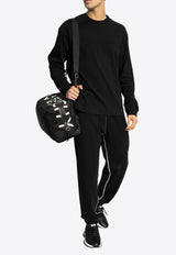 Logo Embossed Long-Sleeved T-shirt