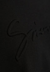 Logo Embossed Long-Sleeved T-shirt