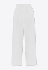 Wide-Leg Tailored Pants