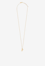 Jimmy Choo Signature JC Chain Necklace Gold DIAMOND JC CHAIN MFQ-GOLD