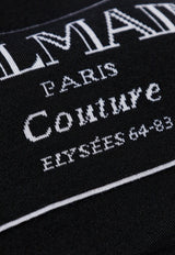 Couture Logo Knit Top