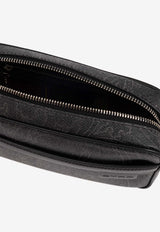 Mini Paisley Jacquard Messenger Bag