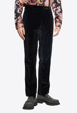 Side Stripes Velvet Pants