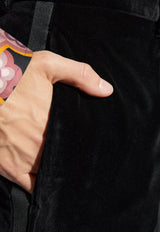 Side Stripes Velvet Pants