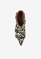 Leopard Print Ankle Boots