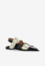 GANNI Shoes with Buckles Black S2871 4926-087