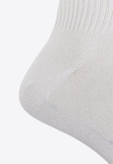 Versace Medusa Ribbed Socks White 1008835 1A13105-2W020