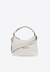 Versace Tag Leather Hobo Bag White 1018302 1A13171-1W56V