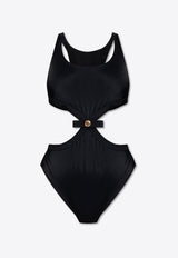 Versace Medusa Bow One-Piece Swimsuit Black 1018118 1A12914-1B000