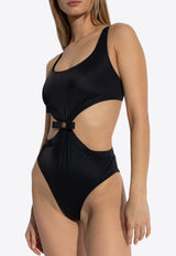Versace Medusa Bow One-Piece Swimsuit Black 1018118 1A12914-1B000