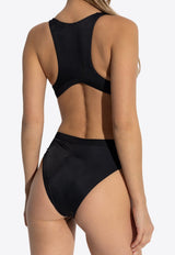 Versace Medusa Bow One-Piece Swimsuit Black 1018118 1A12914-1B000