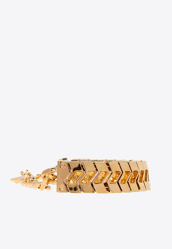 Versace Bind Chain Brass Bracelet 1018954 1A00620-3J000