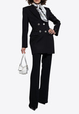 Versace Wool Mini Blazer Dress Black 1018635 1A12258-1B000