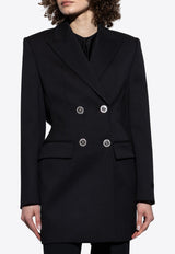 Versace Wool Mini Blazer Dress Black 1018635 1A12258-1B000