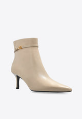 Tory Burch Ankle Boots Double T Cream 160236 0-250