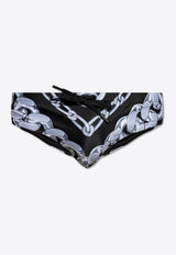 Versace Swim Briefs Black 1019006 1A13625-5B950