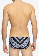 Versace Swim Briefs Black 1019006 1A13625-5B950