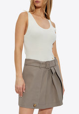 M Logo Knit Tank Top