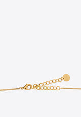 Ferragamo Gancini Double-Pearl Necklace Gold 760806 NKL GANWAVPE 780390-ORO GIOVE WHITE