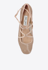 Astoria Crystal Mesh Ballet Flats