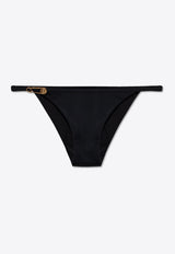 Versace Safety-Pin Bikini Bottoms Black DÓŁ 1018128 1A12917-1B000