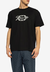 Givenchy Printed Logo T-shirt Black BM71M G3YPK-001