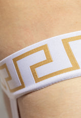 Greca Border Jockstrap with Elastic Waistband