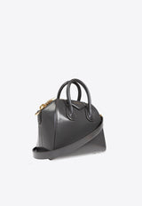 Givenchy Mini Antigona Leather Top Handle Bag Gray BB50T NB13A-025