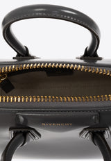 Givenchy Mini Antigona Leather Top Handle Bag Gray BB50T NB13A-025