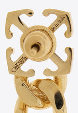 Off-White Arrow Drop Earrings Gold OWOD29SC99 MET001-7600