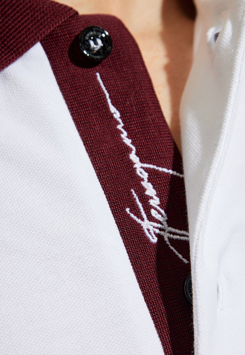 تي شيرت بولو بتصميم كولور بلوك