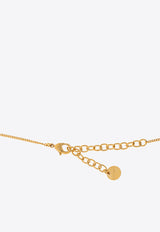 Ferragamo Logo-Engraved Pendant Necklace Gold 760811 NKL GANPIERC 780398-ORO GIOVE