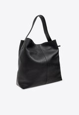 Alexander McQueen T-bar Sling Leather Shoulder Bag Black 810300 1VDDM-1000
