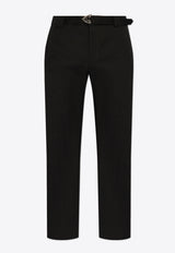 Alexander McQueen Tailored Straight-Leg Pants Black 809140 QSAA9-1000