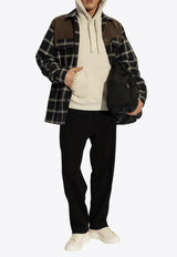 Alexander McQueen Embroidered-Skull Hooded Sweatshirt Light Beige 815006 QXABQ-9183